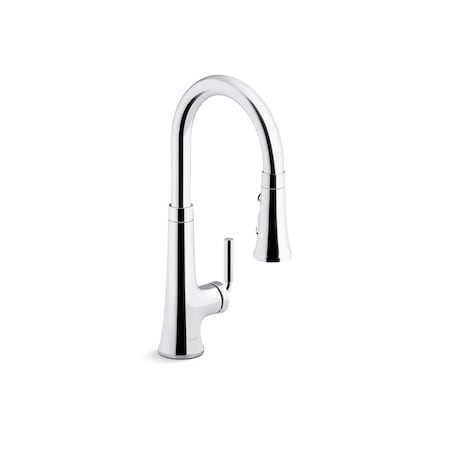 KOHLER 0 in Mount, 1 Hole Kitchen Faucet 23764-CP